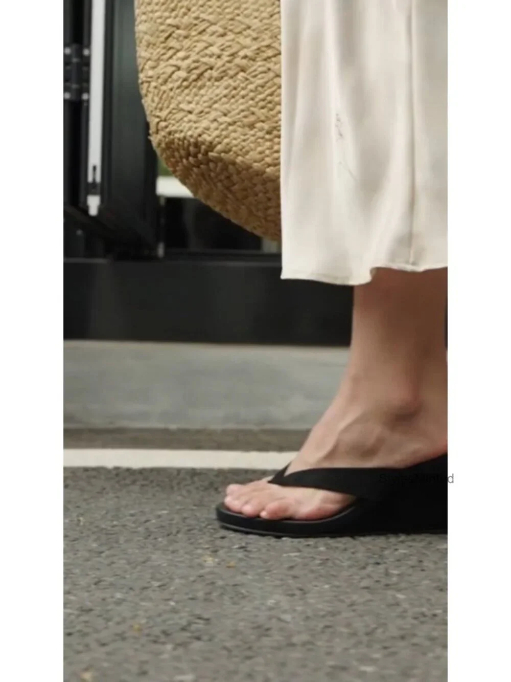 Women's Platform Wedge Sandals Flip Flops Slides Thong Heels